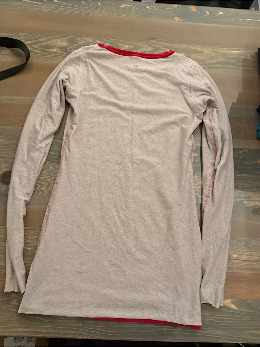 lululemon athletica Long Sleeve Scoop Neck Top in Red - Picture 5 of 6